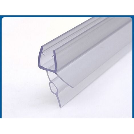 MINKUROW Joint De Portede Douche 70cm 1pcs Pour Vitre 8mm, Joint D'étanchéité Cabine Douche Barrière De Pliable, Joint De Rechange, Joint D'étanchéité De Porte De Douche En Verre Droit/Courbe