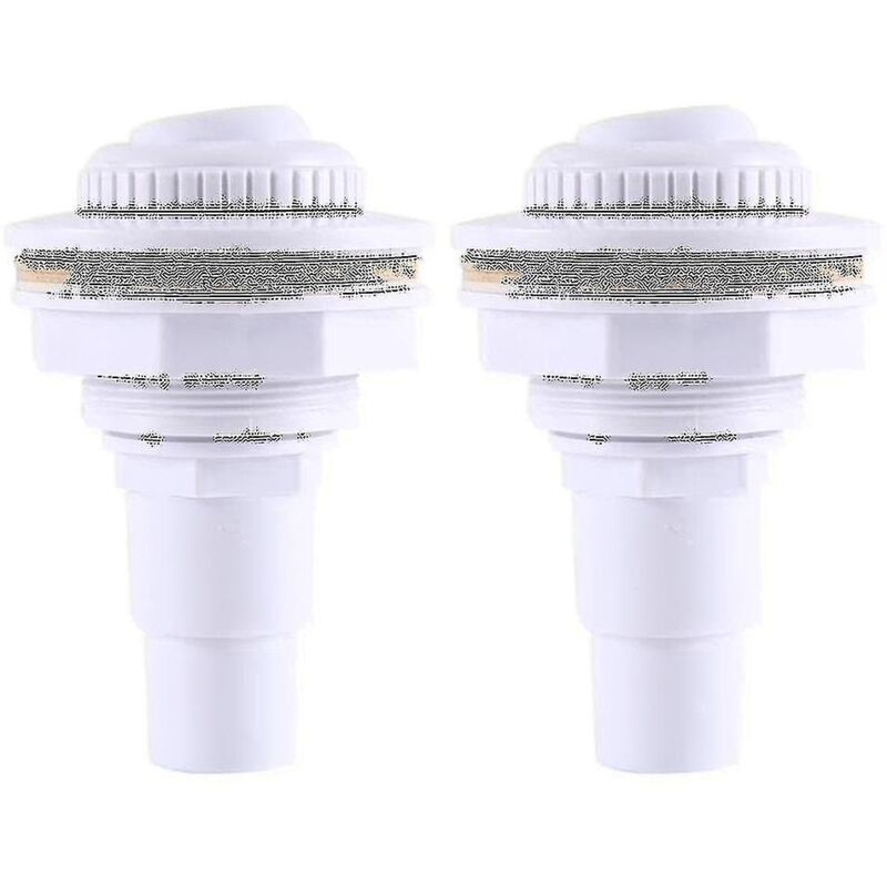 Joint de raccord de jet de retour complet pour piscine hors sol 2 pièces et adaptateur de tuyau mâle 1-1/2 pouce et écrou 3/4 pouce