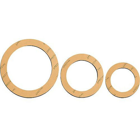 Joint de raccord special 3/4'' 27 x 38mm 2 mm d'epaisseur/jaune , 25 pcs