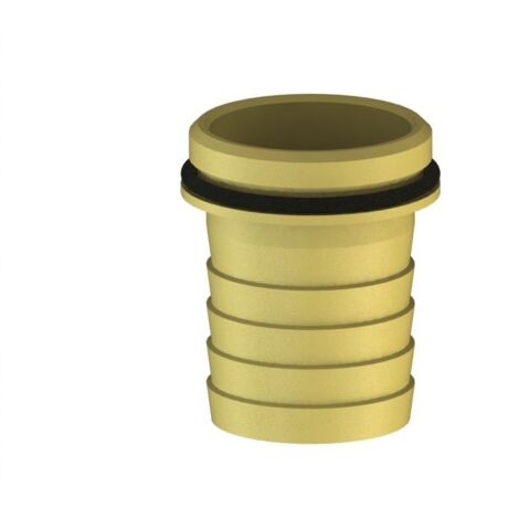 Joint de raccordement avec bourrelet et joint 1 1/2" x 1 1/2", en laiton