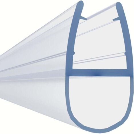 Joint de rechange pour porte de douche en verre de 7 mm et 8 mm d'épaisseur, avec déflecteur d'eau -110 cm