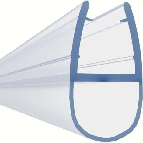 Joint de rechange pour porte de douche en verre de 7 mm et 8 mm d'épaisseur, avec déflecteur d'eau -110 cm
