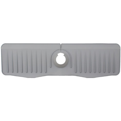 Joint de Robinet en Silicone Épais Gris - Anti-Éclaboussures pour Lavabo et Toilette