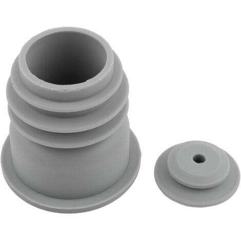 Joint de tuyau de vidange en silicone pour machine à laver, anti-odeur, joint d'étanchéité déodorant, bouchon de tuyau d'évacuation en caoutchouc flexible pour seau d'évier (S)