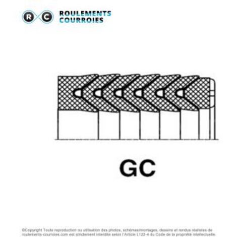 Joint de vérin type chevron GC-PR-20X27X18