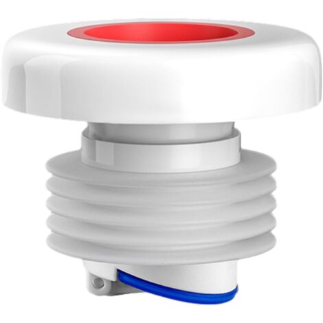 Joint de Vidange Désodorisant, Joint de Tuyau de Vidange en Silicone Durable TPR pour Machine à Laver Joint d'étanchéité pour Salle de Bain, Machine à Laver, Cuisine (Rouge)