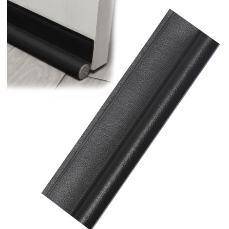 Joint d'étanchéité de bas de porte simple face de 96 cm avec bande d'étanchéité autocollante, protection contre les courants d'air froids et le bruit