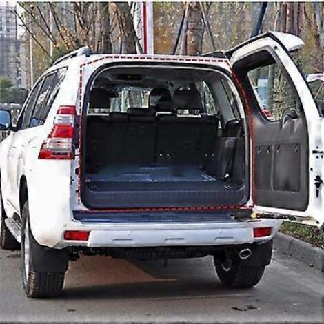 Joint d'étanchéité de coffre arrière en caoutchouc noir (1 pièce) pour Land Cruiser Prado 120 LC120 (2003-2009)