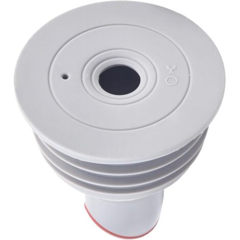 Joint d'étanchéité en silicone à 7 couches, anti-odeur et anti-débordement avec rebond automatique à 90° pour évier de cuisine, salle de bain, machine à laver, gris (70-75 mm)