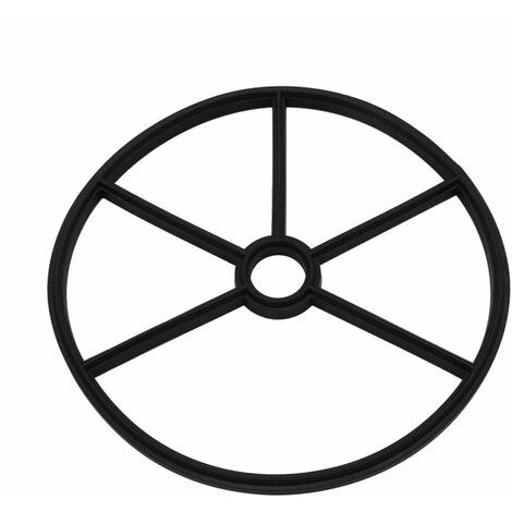 Joint d'étanchéité étoile de corps pour vanne de piscine - Ø 16 cm - Noir - Hayward