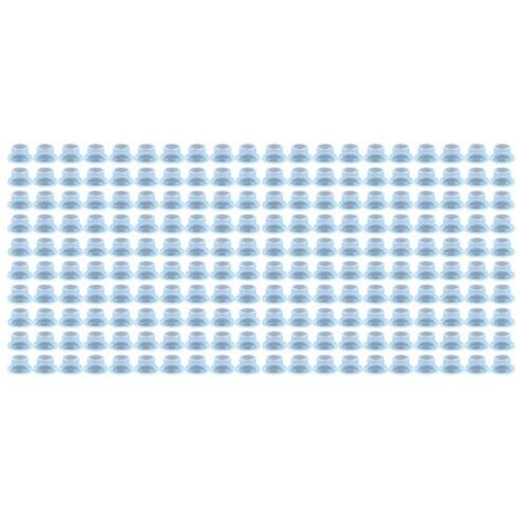 Joint d'étanchéité pour robinet, joint de tuyau transparent bleu, 100 pièces