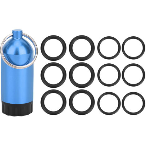 Joint d'étanchéité pour valve de bouteille de plongée, anneau O pour mini bouteille de stockage MT02 (Bleu)