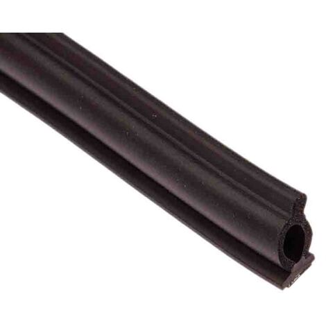 Joint d'étanchéité RS PRO en Caoutchouc noir, 20m x 16,8 mm x 11.7mm ( Prix pour Bobine de 20 Mètres )