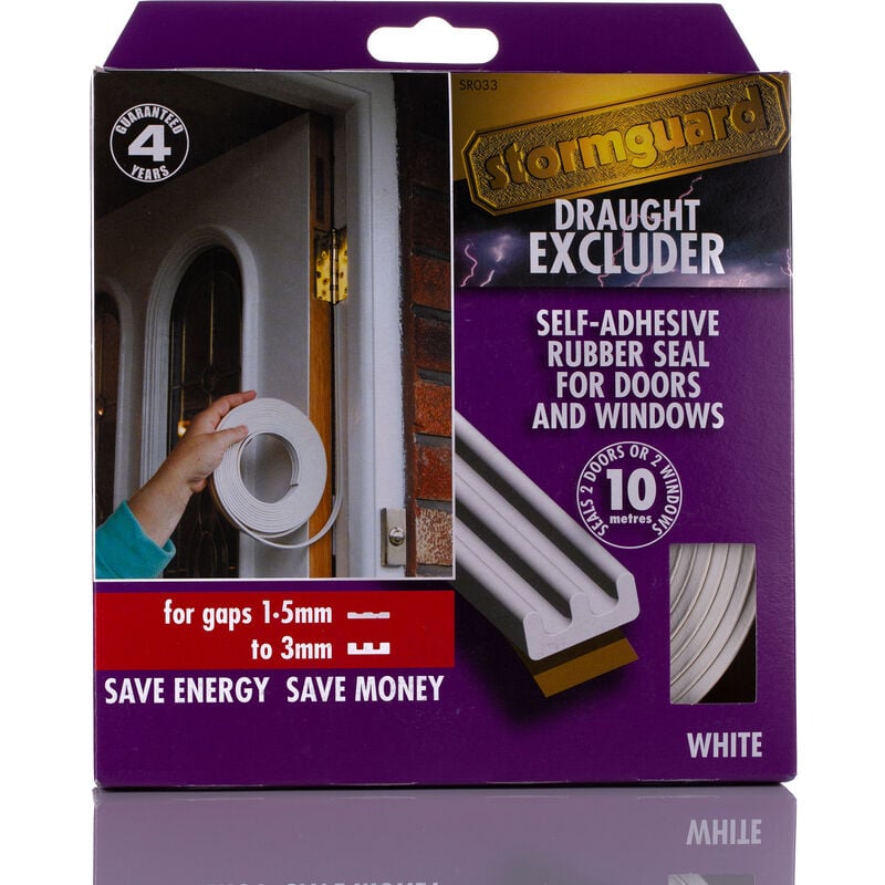 Joint d'étanchéité Rs Pro en epdm Blanc, 10m x 9 mm x 4mm ( Prix pour 1 )