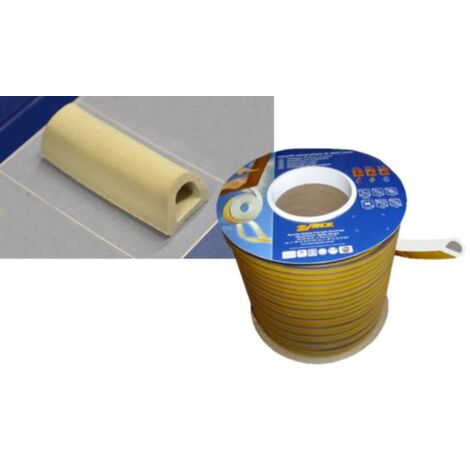 Joint DGP, type D 12x10 mm, caoutchouc blanc, étanchéité pour portes et fenêtres, améliore l'isolation thermique et acoustique, résistant aux intempéries, rouleau de 50 mètres, installation facile