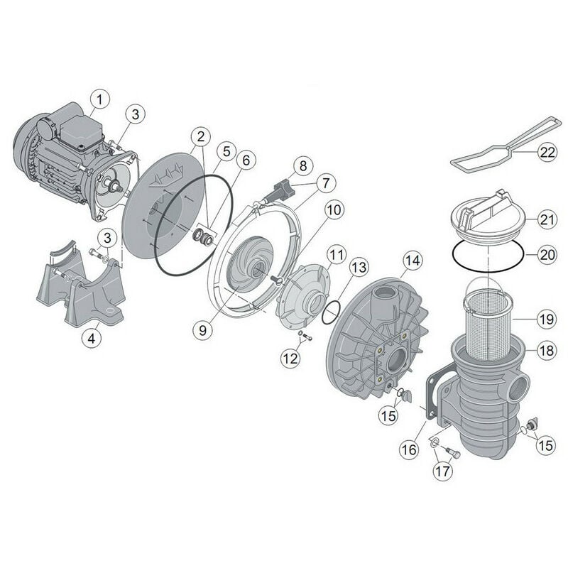 Pentair - Joint diffuseur pompe sta rite 5P2R / S5P2R