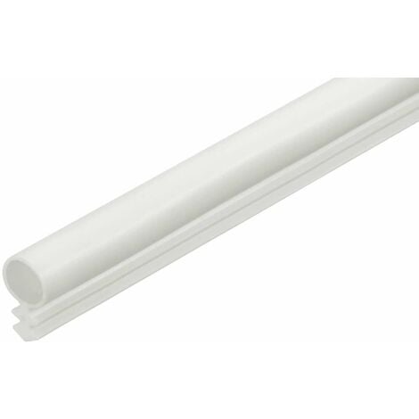 Joint d'isolation silicone sanitaire Ø4mm pour portes intérieures et fenêtres profil d'étanchéité Deventer Calfeutrage Garniture Isolant Protection Economie, blanc 1 mètre