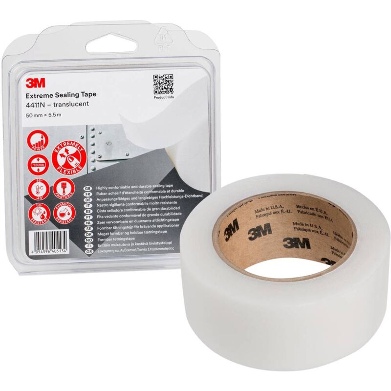 3M - Joint en bande 4411N/IPS translucide (l x l) 5.5 m x 50 mm 1 pc(s)
