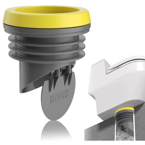 Joint en cire épais avec clapet anti-retour – Installation facile pour cuvettes de toilettes de 8 à 10 cm, étanchéité garantie.