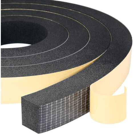 Joint en mousse, 2 rouleaux, 25 mm (l) x 20 mm (h) x 4 m (l), étanche aux intempéries, antichoc, anti-collision, pour meubles