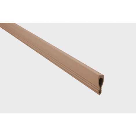 Joint en PVC coextrudé 30mm x 2500mm – Pour sols intérieurs et extérieurs jusqu'à 40m² – Absorption des dilatations – Emac - Moca-158