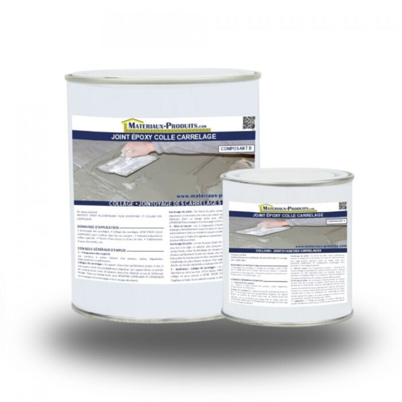 Matpro - Joint époxy colle Carrelage - 2.5 Kg Blanc
