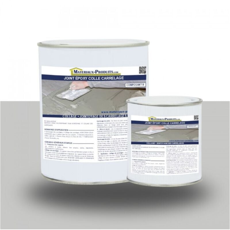 Matpro - Joint époxy colle Carrelage - 2.5 Kg Gris