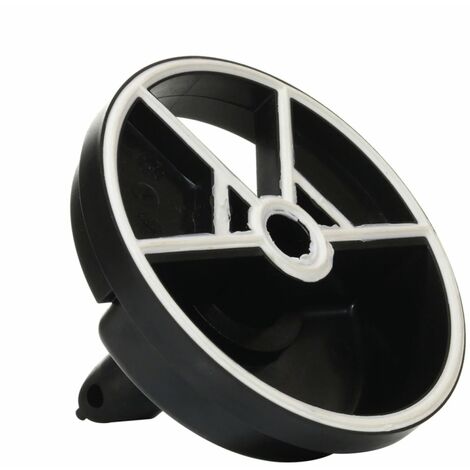 Joint étoile + boisseau de vanne top – Noir – Matériau plastique dur – Compatible avec vannes Hayward Vari-Flo XL - SPX0714CA