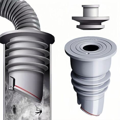Joint Évacuation Lave-Linge Gris 45-50, Anti Retour Lave Vaisselle, Bouchon Lave Vaisselle, Joint Anti Retour Lave Vaisselle, Silicone Évier Cuisine