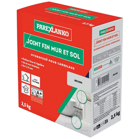 Joint fin mur et sol PAREXLANKO - Brume - 2.5kg - 03425