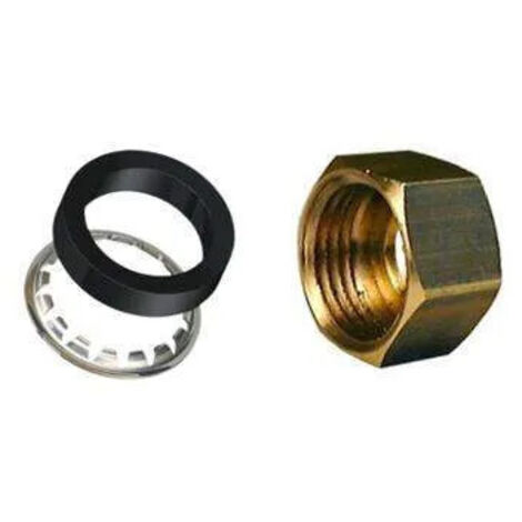 Joint gripp avec écrou 20x27 pour cuivre diamètre 18 mm, 10 pièces.