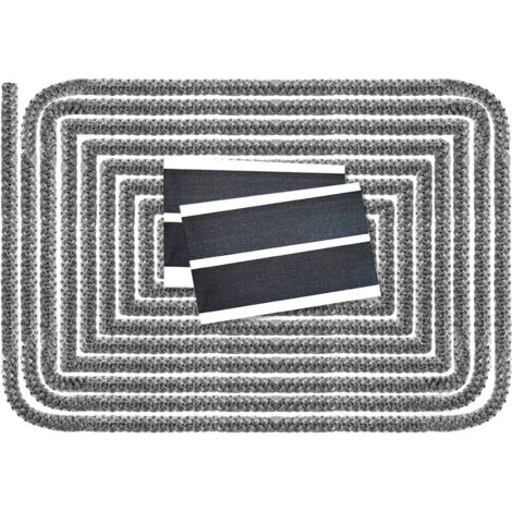 Joint Insert Cheminée, joint pour poele a bois avec bande de fin (Φ 8mm x 2.5m)