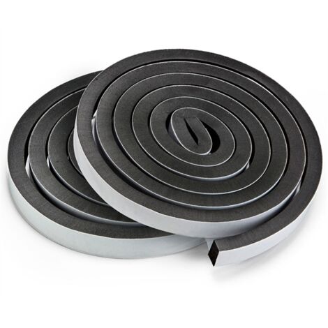 JOINT MOUSSE MULTI-USAGE NOIR ROULEAU DE 5M - ELLEN - 1000017