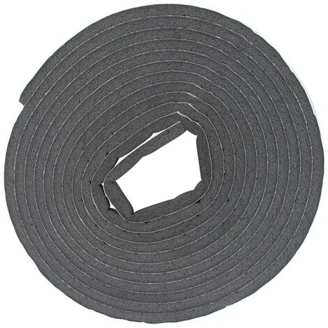 Joint mousse PVC adhésif grande compression - Plage d'utilisation 0,3 / 8 mm - rouleau de 5 m