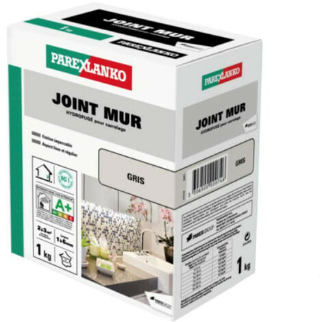 Joint mur PAREXLANKO - Gris - 1kg - 02577 - Gris