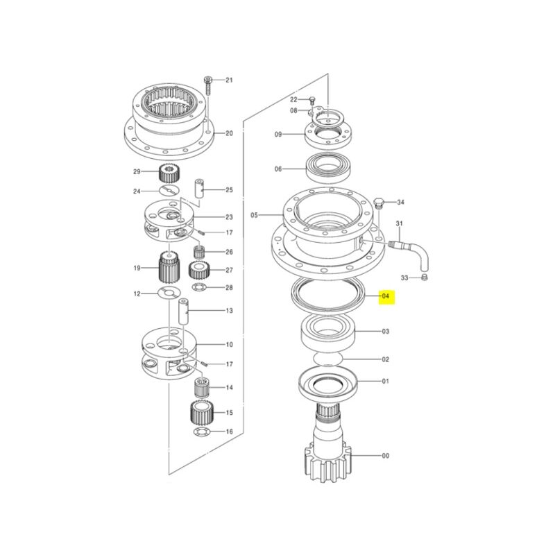 Joint origine Hitachi 4411143