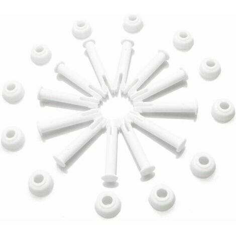 Joint Pins & Joints (12 pcs) pour Intex Round Metal Frame Pools Pièces de Rechange, Intexpool Replacement Spare Parts (6cm / 2.36in)