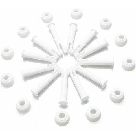 Joint Pins & Joints (12 pcs) pour Intex Round Metal Frame Pools Pièces de Rechange, Intexpool Replacement Spare Parts (6cm / 2.36in)