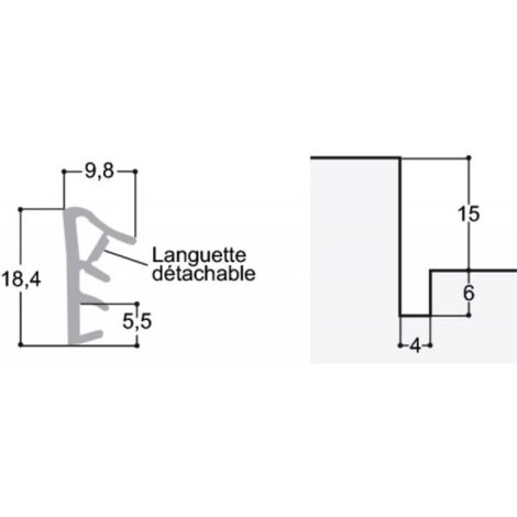 Joint polychloroprène coupe-feu M2 thermique phonique 30 m pour menuiserie rainurée – Largeur 4 mm – Profondeur 6 mm