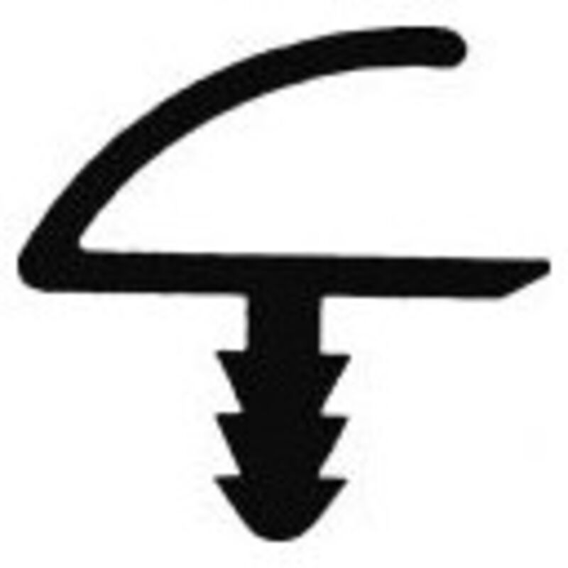 Joint porte sd 023 blanc (Par 5)