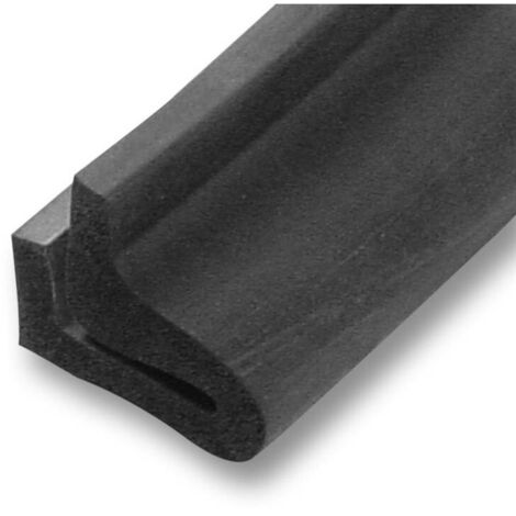 Joint pour porte double PINET 50 x 22 mm mousse EPDM noir