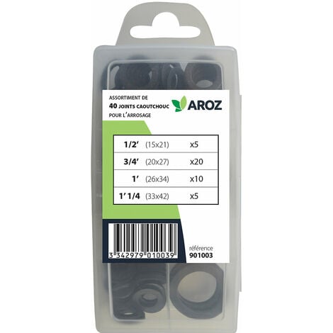 Joint pour Raccord Automatique d'Arrosage - Coffret 40 joints AROZ