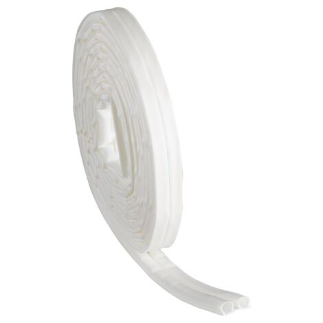 Joint silicone adhe'sif 6 m pour fissures jusqu'a' 7 mm Porte-fenetres blanches