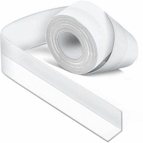 Joint Silicone - Ruban Étanchéité Anti-Moisissure - Pour Bain Cuisine Toilettes - 3,8 cm x 3,2 m