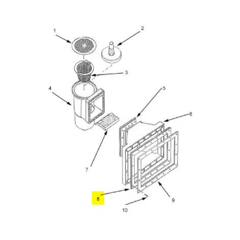 Joint skimmer bouche large - lot de 2