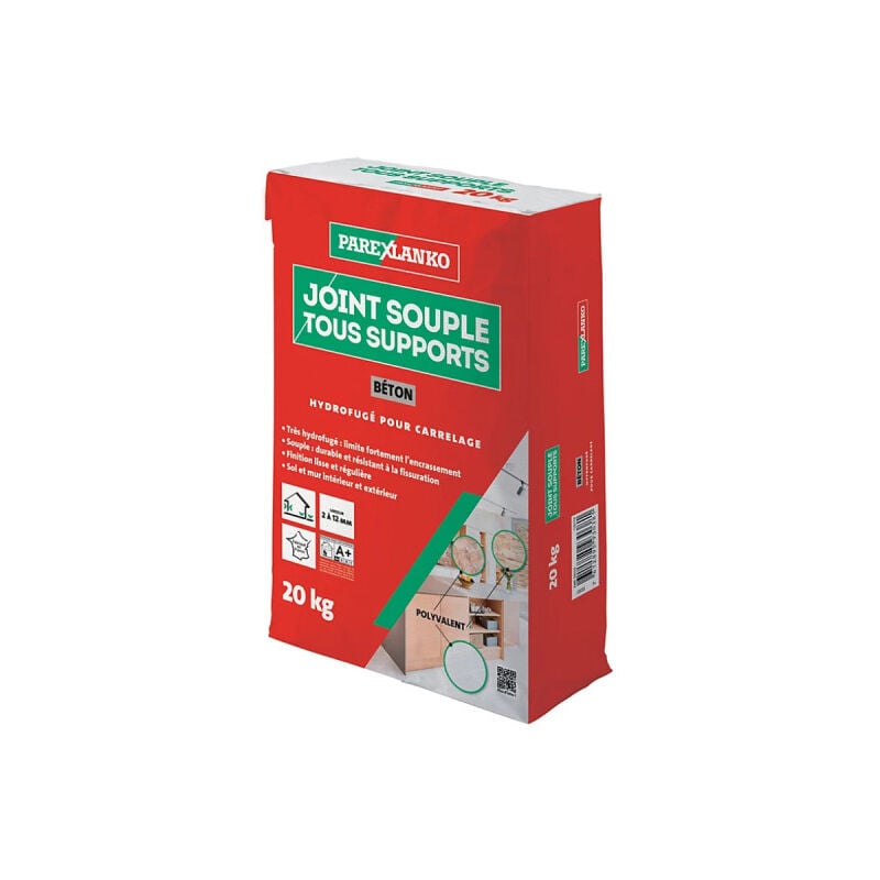 Parexlanko - Joint souple tous supports Béton - 20kg - 03449