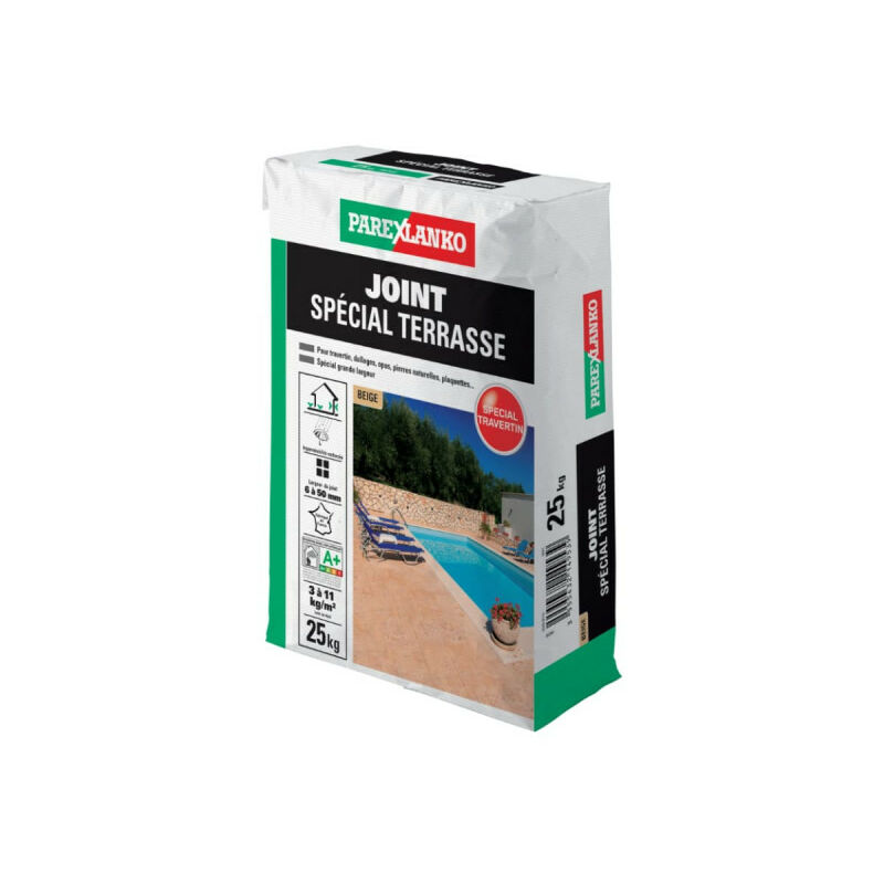 Parexlanko - Joint spécial terrasse Beige - 25 kg - 03290