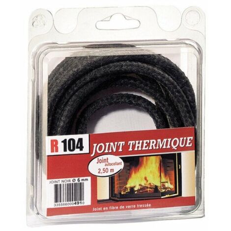 Joint Thermique Fibre De Verre Diam 6mm Pour Insert De Cheminée -