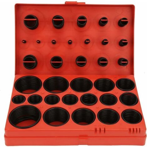 Joint torique - 419PCS 32 Tailles Assortiment de Joints toriques Noirs Ensemble de Joint d'étanchéité Kit de Joint torique Universel en Caoutchouc avec boîte