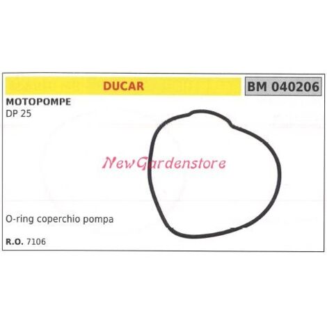 Joint torique couvercle de pompe DUCAR motopompe DP 25 040206